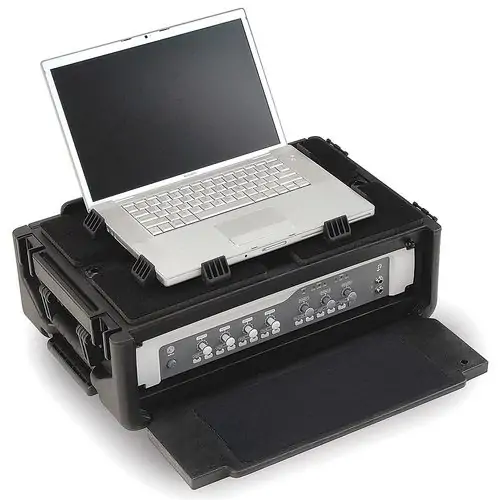 SKB 1SKB-ISF2U Injection Moulded 2U Studio Flyer Rack Case with