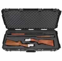 SKB 3i-3614-CBD Double Custom Breakdown Shotgun Case with Wheels