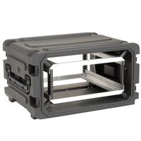 SKB 3SKB-R04U20W - 20 Inch Deep Roto Shockmount Rolling Rack Case - 4U