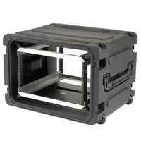 SKB 3SKB-R06U20W - 20 Inch Deep Roto Shockmount Rolling Rack Case - 6U