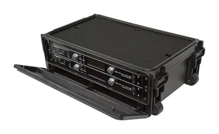 SKB 1SKB-ISF2U Injection Moulded 2U Studio Flyer Rack Case with