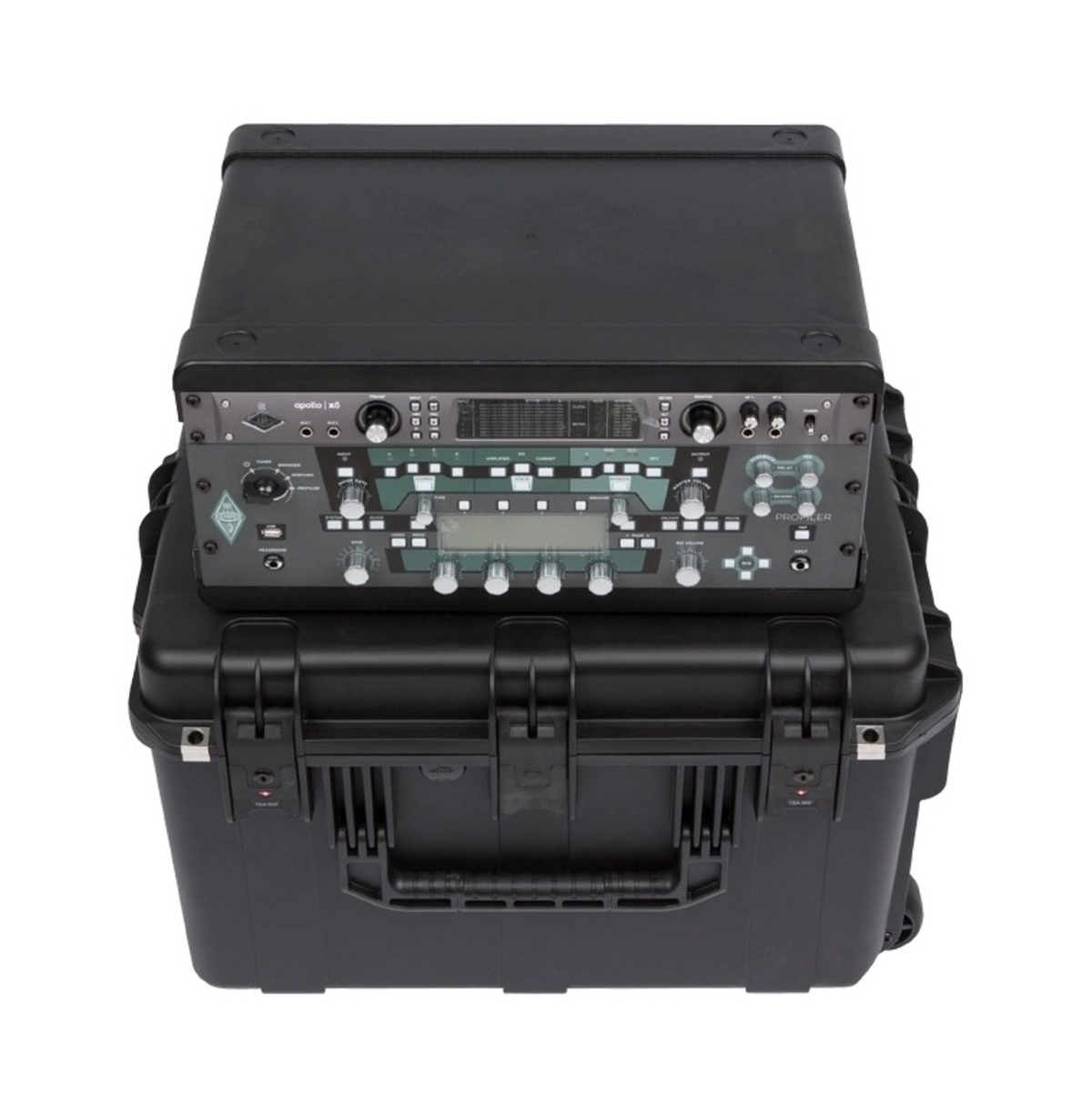 SKB 3I-231714GFX 4U iSeries Injection Moulded Guitar FX Fly Rack with Wheels