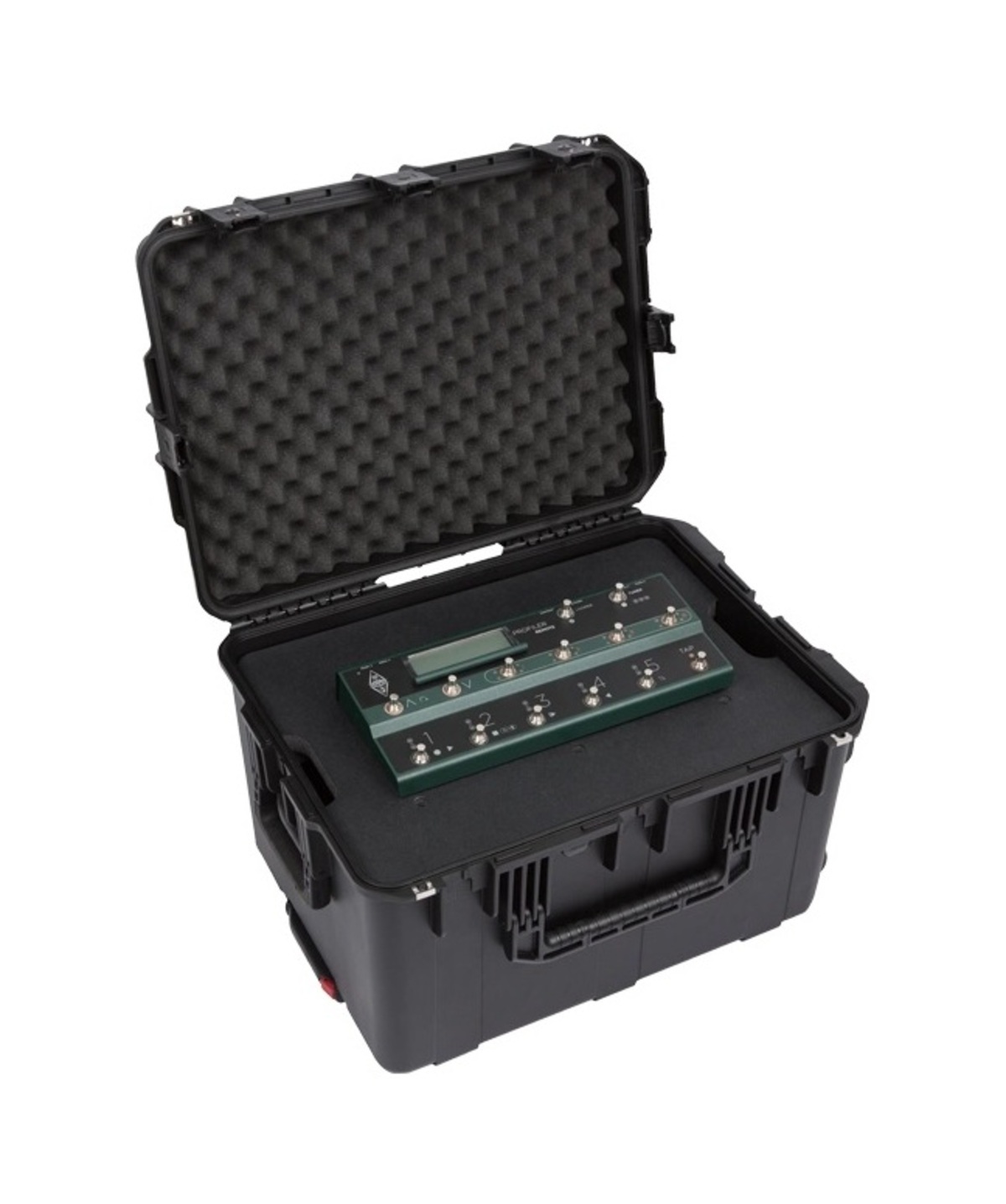 SKB 3I-231714GFX 4U iSeries Injection Moulded Guitar FX Fly Rack with Wheels