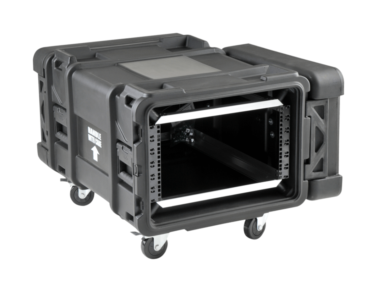 SKB 3SKB-R906U28 6U Portable Waterproof Server Rack Case 28 (710m) Deep Rail To Rail