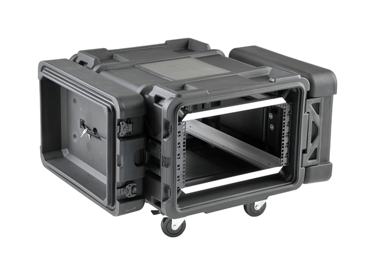 SKB 3SKB-R906U28 6U Portable Waterproof Server Rack Case 28 (710m) Deep Rail To Rail